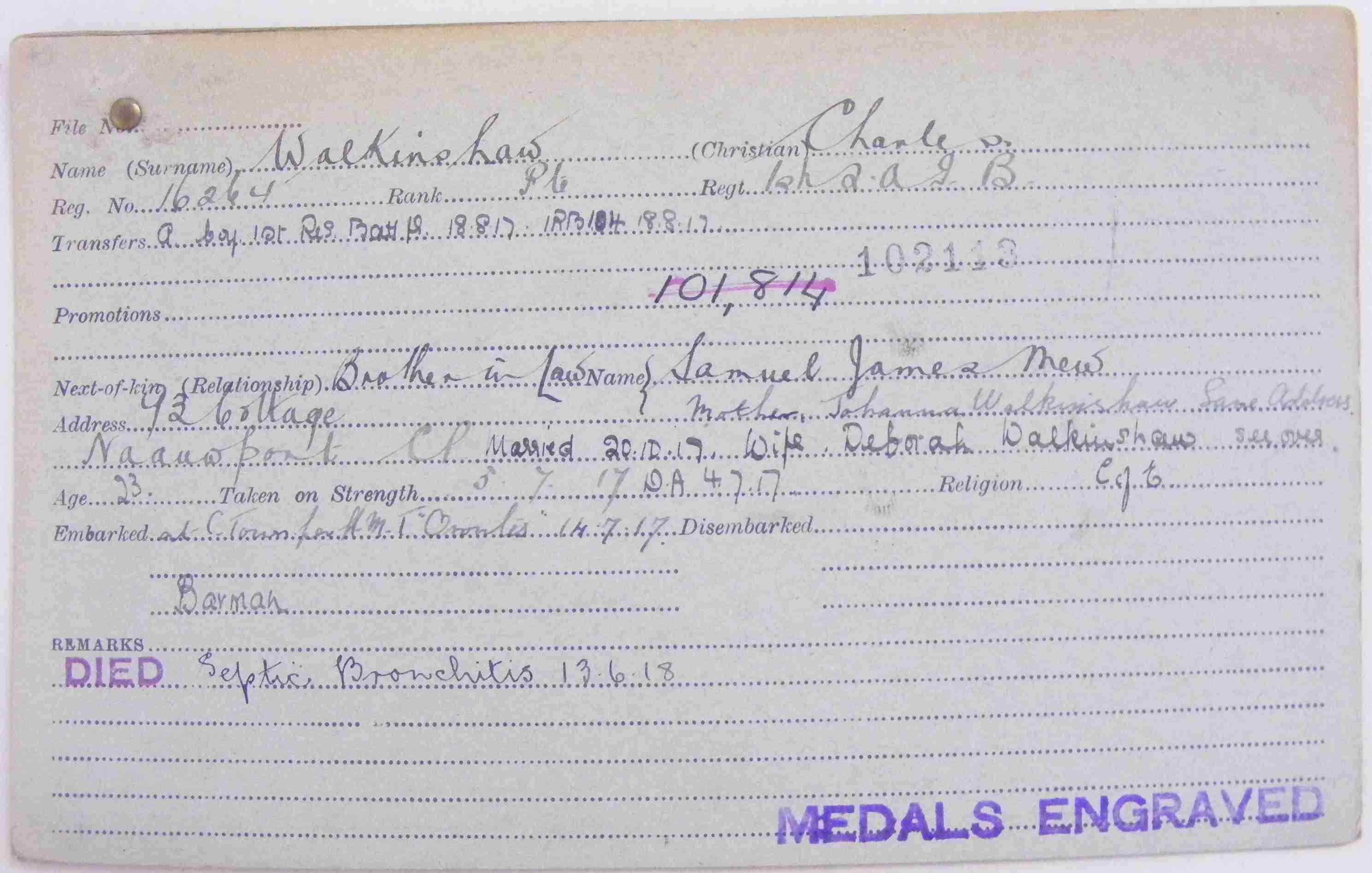 Photo from /search/photos/Archive WW1 Cards/Last Name - W/WALKINSHAW_C.jpg